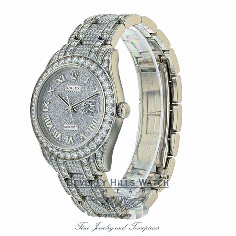 rolex pearlmaster 39 white gold and diamonds price|datejust pearlmaster 39 price.